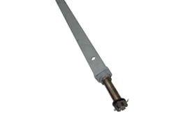 2" Square Galvanized - No Brake Flanges