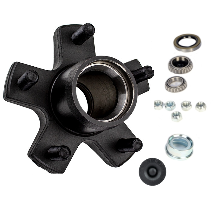 YEOPGYEON 2 Sets Trailer Hub Kit 5 Bolt 4.5 For 3500 Lbs Trailer Axles 1-3/8'' & 1-1/16'' EZ-LUBE Spindle, Trailer Idler Hub Kit With L68149 L44649 - View #11