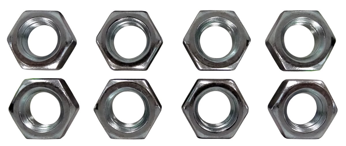 (8) 7/16" Nuts for (2) 10" Electric Brakes Nuts and Bolts for