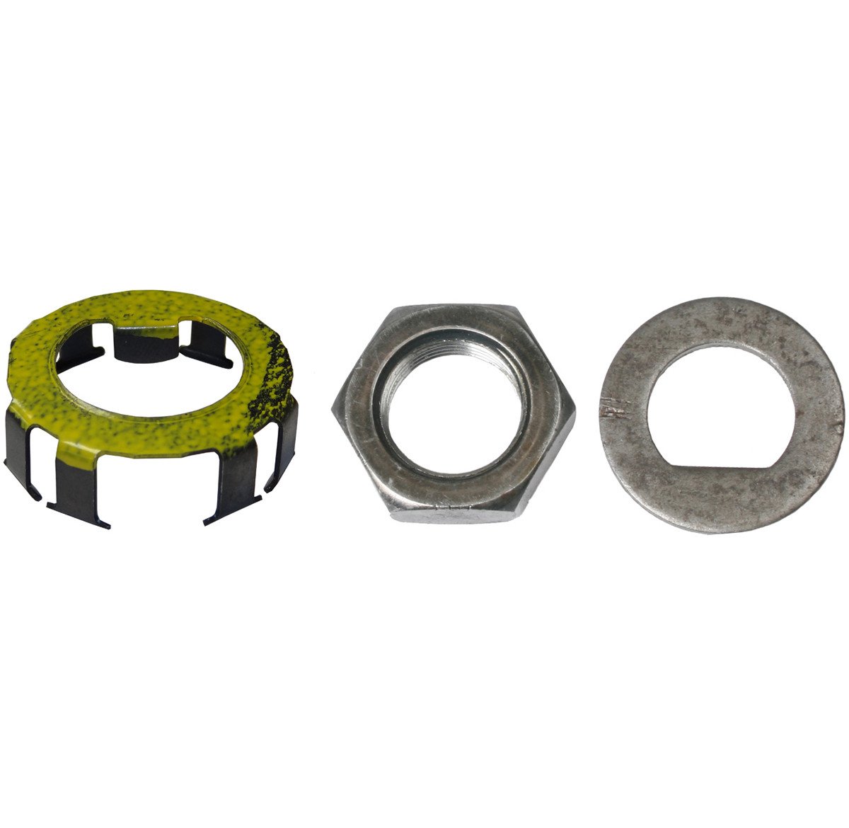 Axle Nut, Nut Retainer, and Washer Kit Axle Nuts Trailer Axle