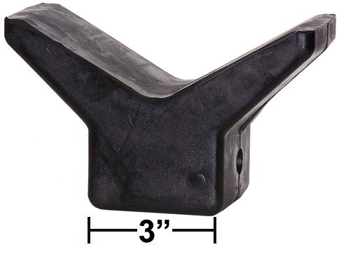 Yates Rubber 6Y33-4  Bow Guard v Style 3 X 3 