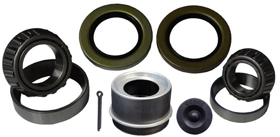 1 1/4" x 1 3/4"  Bearing Kit with L15123 and L25580 Bearings, 25520 and 15245 Races, GS11 and GS15 Grease Seals, and Lube Dust Cap
