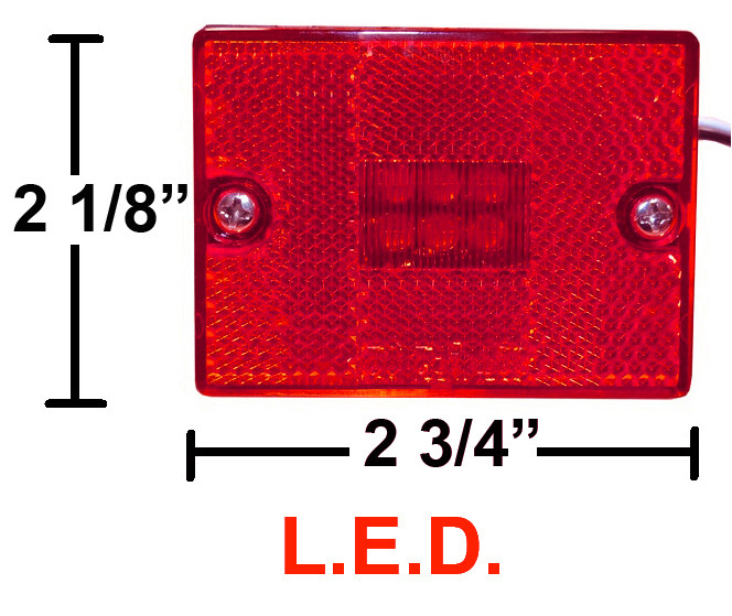 Red Optronics Light Optronics LED Marker Light - Red - Marker Lights Clearance Lights ...
