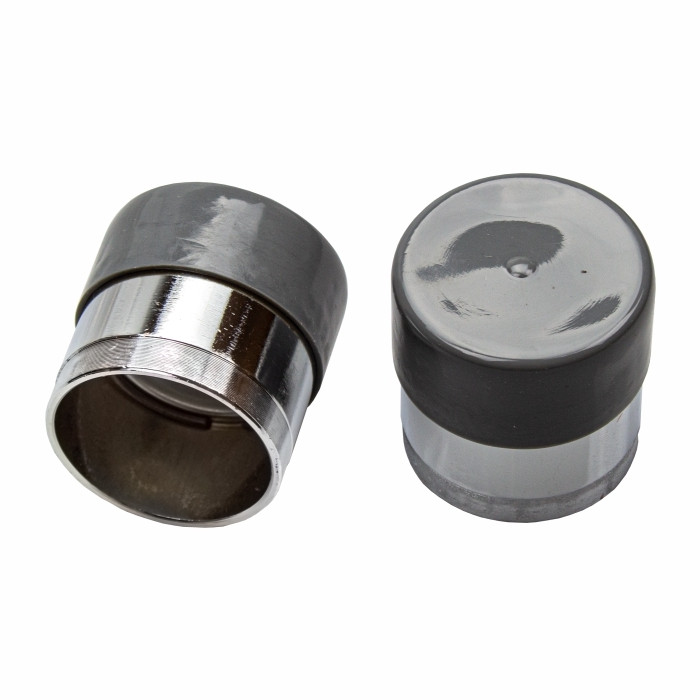 1.98" Bearing Protectors for Bearings 44643 or 44649 - Chrome Plated with Cover - 1 Pair