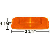 Optronics MC65AB Amber Marker Light -Compatible with Peterson M154A