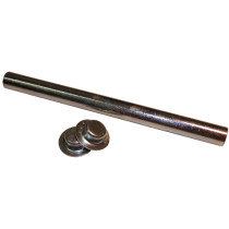 1/2" x 6 1/4" Roller Shaft with Pal Nuts - Zinc Plated