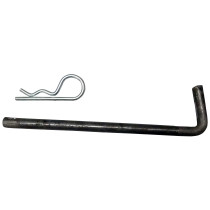1/2" x 2 1/2" x 9" Gate Pin and Clip