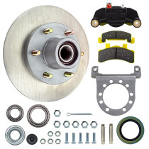 Tie Down Engineering 11.5" G5 Series Integral Disc Brake Assembly - 6 on 5 1/2"" - Stainless Steel Rotor
