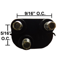Tail Light Plug - 3 Prong - Male Standard