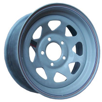 13" x 4 1/2" Wide Painted Trailer Rim with 5 Lugs on 4 1/2" Bolt Circle