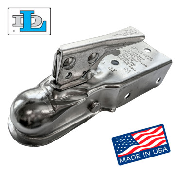 Trailer Coupler - 1 7/8" Ball - Fits 2 1/2" Channel - Dutton Lainson