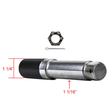 Trailer Axle Spindle - 44649 Bearings