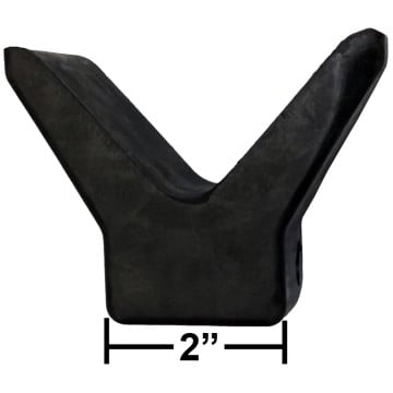 Y-Style Bow Stop - 2" x 2" - 3/8" Shaft Size 