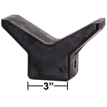 Y-Style Bow Stop - 3" x 3" - 1/2" Shaft Size