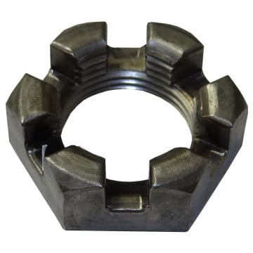 Axle Nut - 1"-14 - 6 Slots