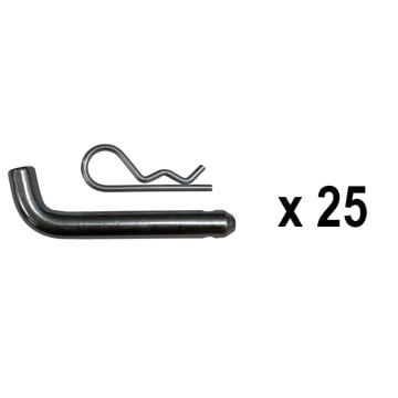 Buyers Hitch Pin and Clip - 5/8" - Fits 2"x 2" Receivers - 25 Count