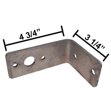Galvanized Tail Light Bracket