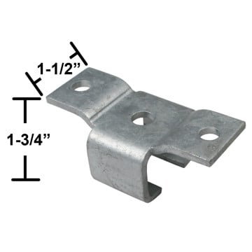 Spring Hanger - Rear - For 1 3/4" Spring - Galvanized 