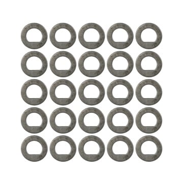 25 pieces of 2AW Axle Washer with Flat Notch