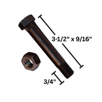 Trailer Shackle Bolt with Nut 