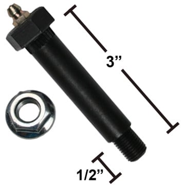 9/16" x 3" Shoulder Bolt & Nut with Grease Fitting