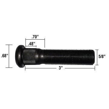 Trailer Wheel Stud - 5/8"