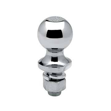 Hitch Ball - 1 7/8" Ball - 3/4" x 1 1/2" Long Shank - Chrome - 2K Capacity