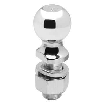 Hitch Ball - 2 5/16" Ball - 1.25" x 2.75" Long Shank - Chrome - 8K Capacity