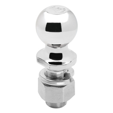 Hitch Ball - 2 5/16" Ball - 1 1/4" x 2 3/4" Long Shank - Chrome - 20K Capacity