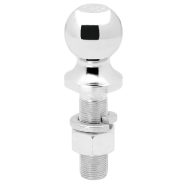 Hitch Ball - 2" Ball - 1" x 3 3/8" Long Shank - Chrome - 7,500 lbs. Capacity