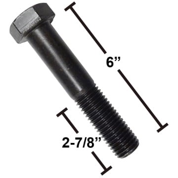 Equalizer Bolt 1 1/8" x 6"