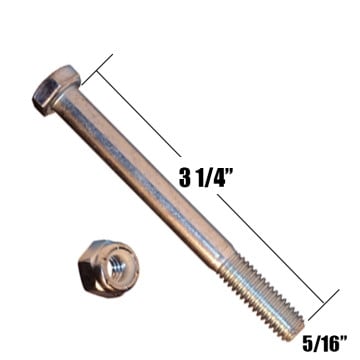 Equalizer Bolt 5/16" x 3 1/4" with Nut