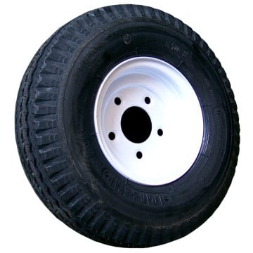 570-8 Bias Trailer Tire – 910 lb Capacity - 5 on 4.5” – Load Range C