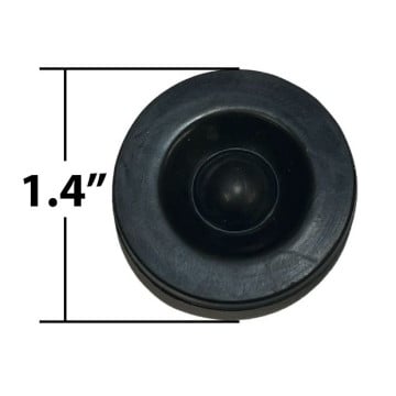 Rubber Plug for E-Z Lube Grease Caps - Fits 21-41, 21-42 & 21-43