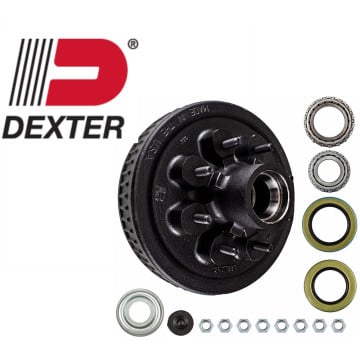 Dexter 008-219-04 - 12" x 2" Brake Drum - 8 on 6 1/2"