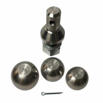 Convert-A-Ball 902B 1" Shank - With 1 7/8", 2", and 2 5/16" Stainless Ball and Shank