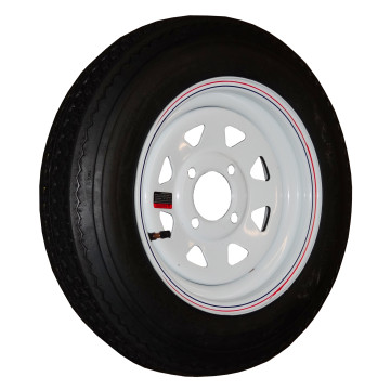 480-12 Bias Trailer Tire – 990 lb Capacity - 4 on 4” – Load Range C