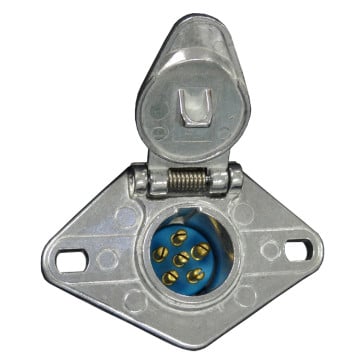 6-Way Metal Trailer Connector - Car End (11-609)