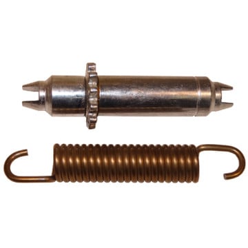 12" Brake Adjuster Kit - For One Wheel - Stainless Steel Spring - Zinc Plated Adjuster