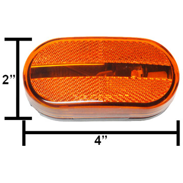 4" x 2" Marker Light - Amber