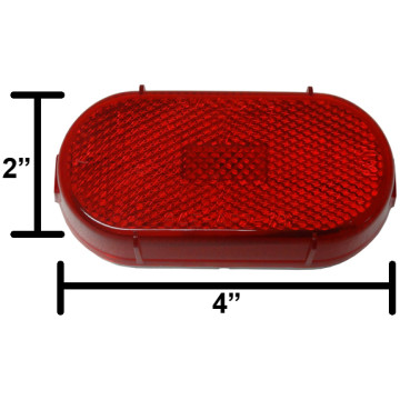 4" x 2" Marker Light - Red