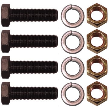 1/2" Bolts, Nuts & Washers for (1) 8K Electric Brake
