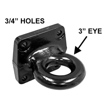 Buyers Lunette Eye - 4-Bolt Mount - 60,000lb. Capacity (30 Ton)