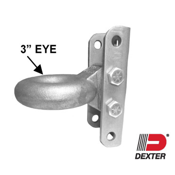 Lunette Eye Kit - 4-Hole Channel - 25,000 lbs. Capacity (7.5 Tons) 