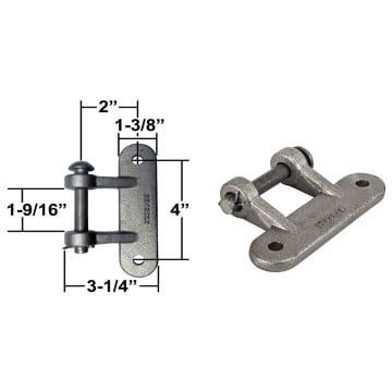 Buyers Forged Butt Hinge with Pin 