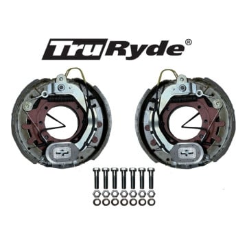 Electric Trailer Brake Kit - 12 1/4" x 3 3/8" - Self Adjust - 9K-10K Capacity