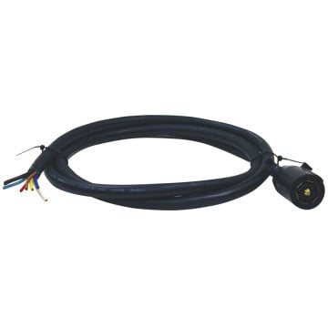 7-Way Trailer End - Flat Pin - 8ft. Long