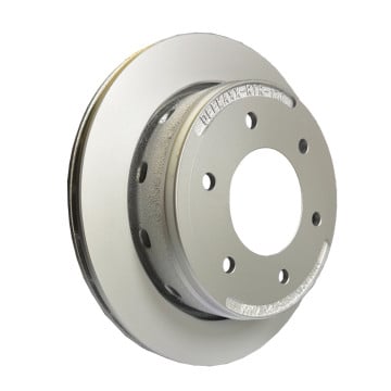 DeeMaxx 12" Cap Over Rotor - 6k Capacity - 6 Hole - 1/2" Studs