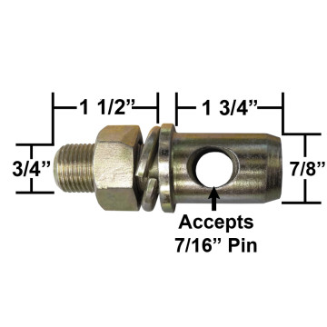 Stabilizer Pin - 7/8" x 1 1/2" 