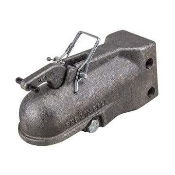 Buyers Trailer Coupler - 2" Ball - Fits 3" Channel - Adjustable Height - Cast Iron 